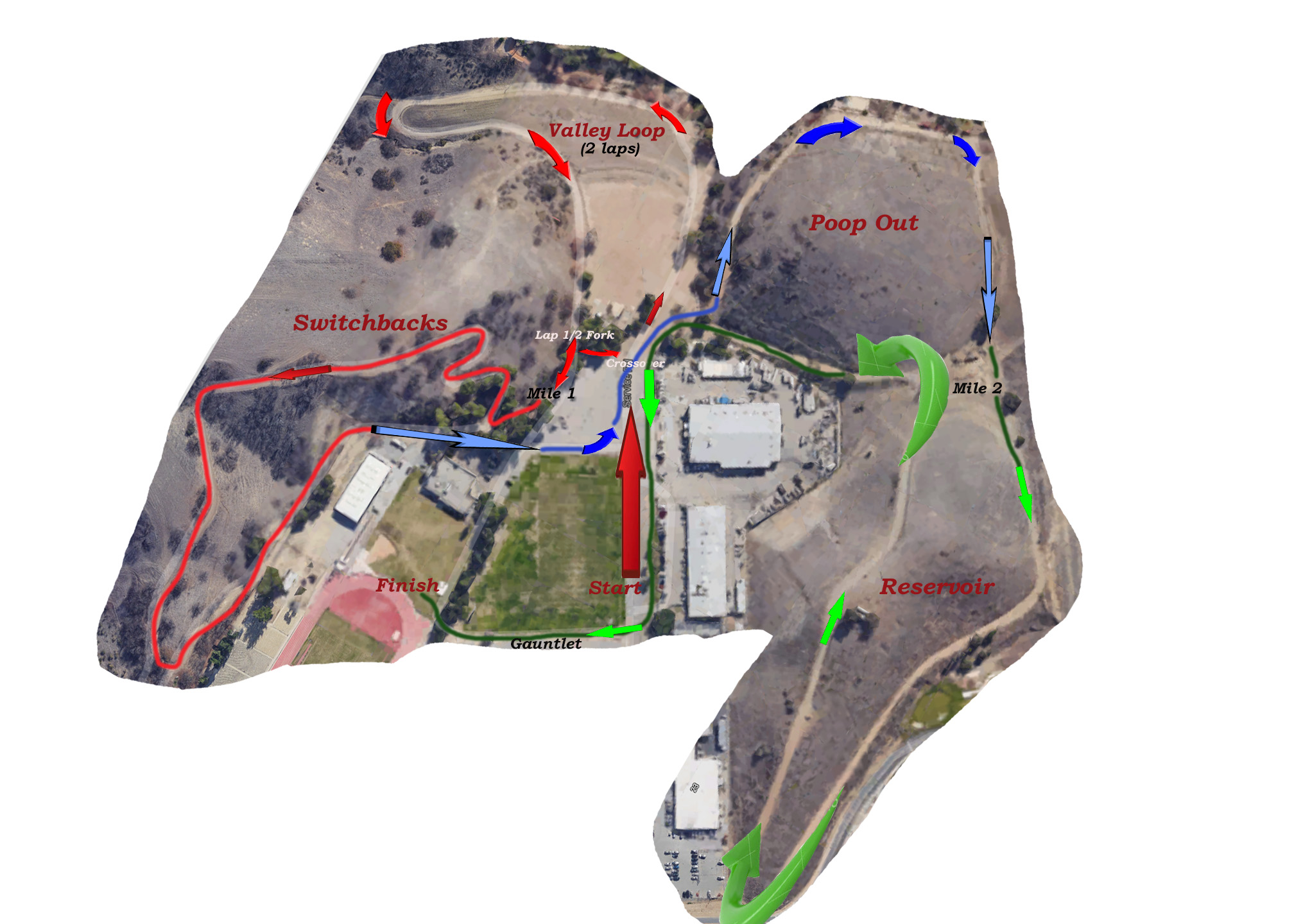Mt SAC Course Map (GeoMap)