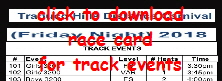 2018-03-30 - Meet Card - Track race schedule at Trabuco